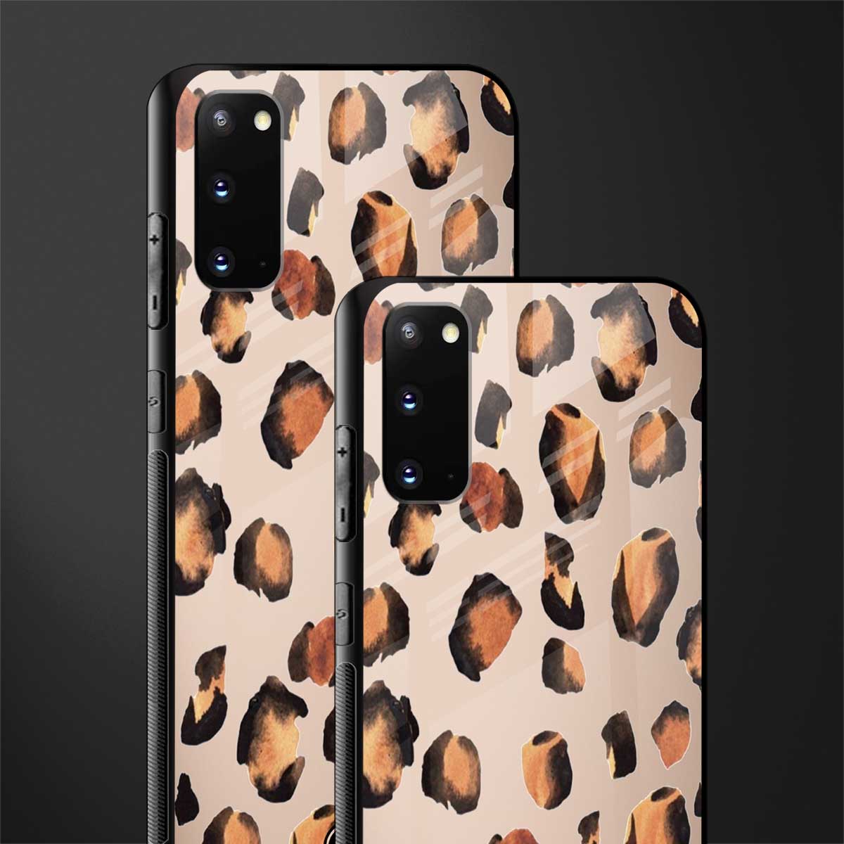 cheetah fur gold edition glass case for samsung galaxy s20 image-2
