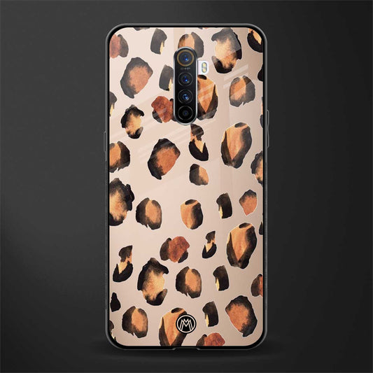 cheetah fur gold edition glass case for realme x2 pro image