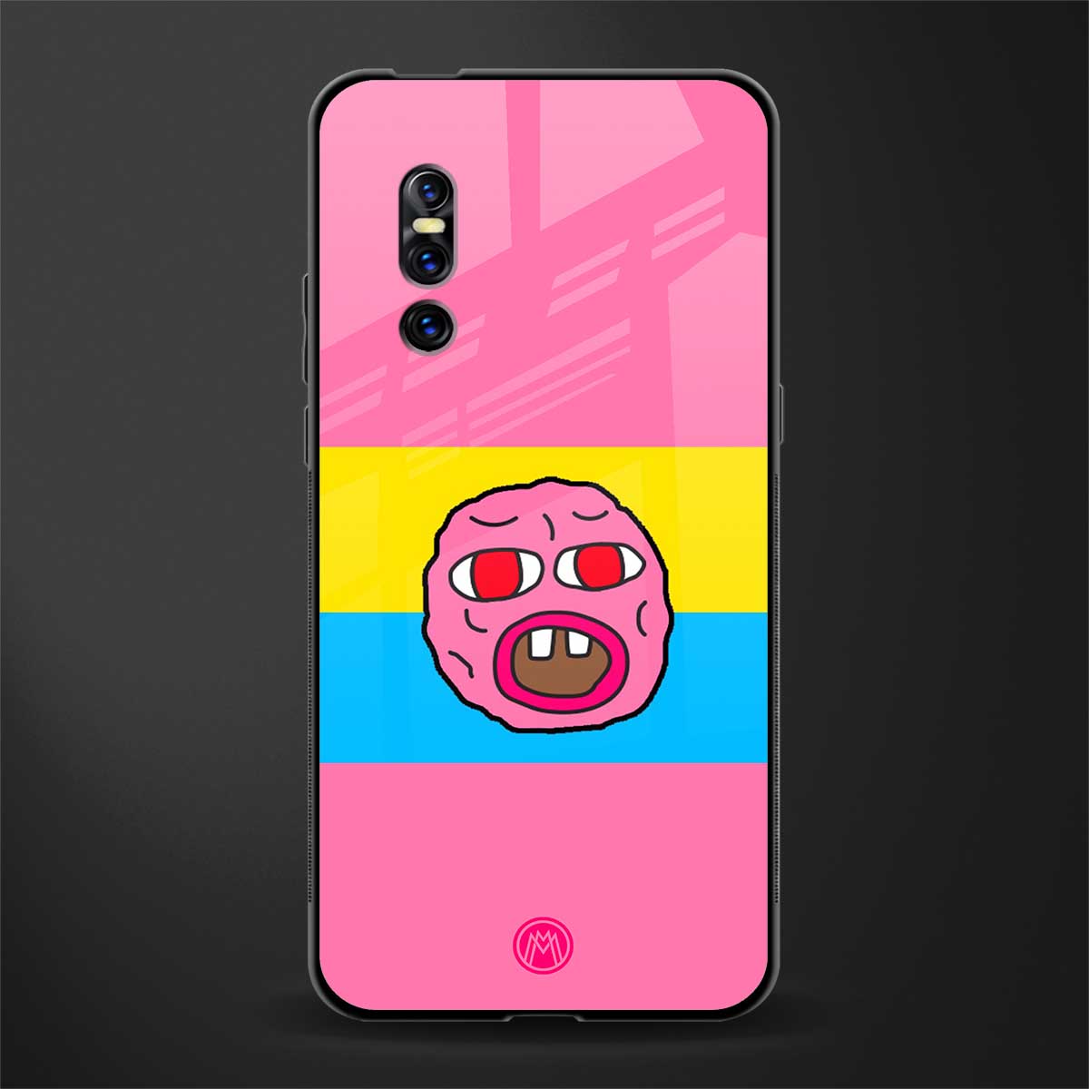 cherry bomb glass case for vivo v15 pro image
