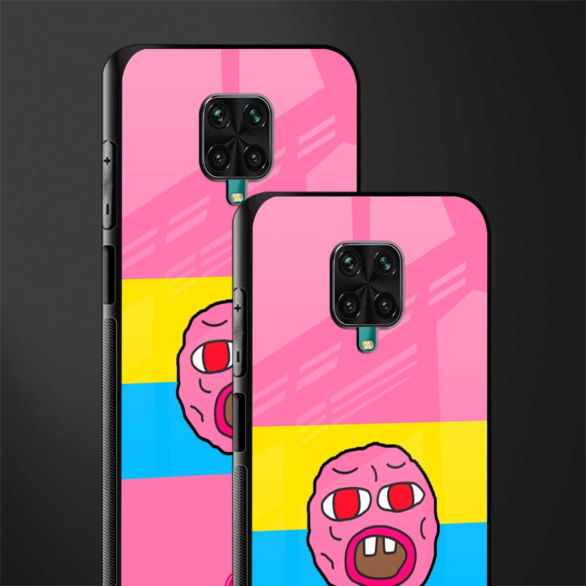 cherry bomb glass case for redmi note 9 pro max image-2