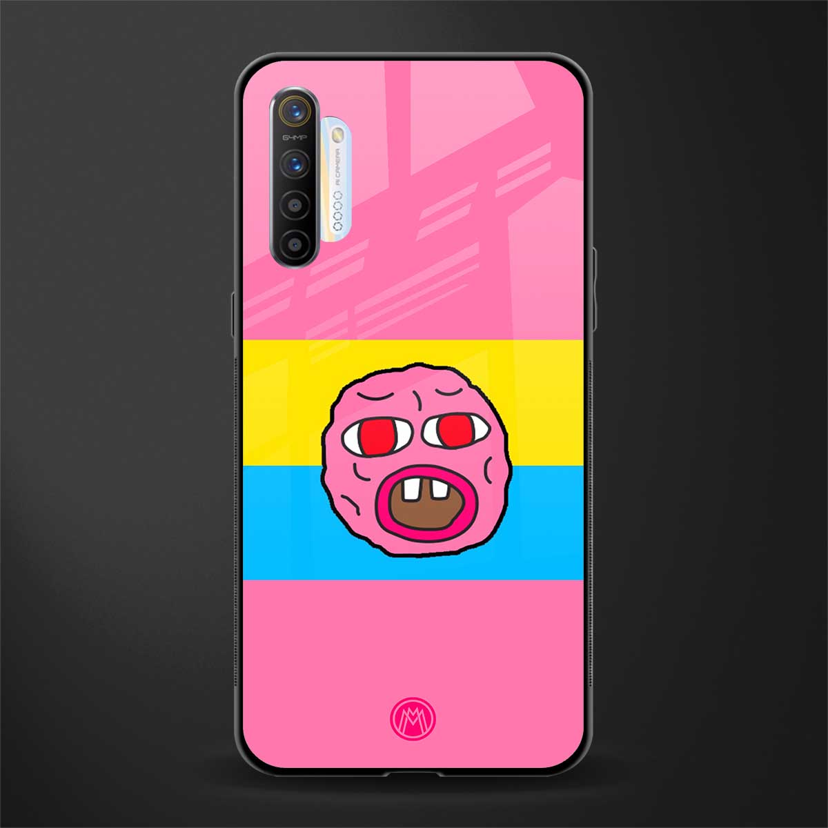 cherry bomb glass case for realme x2 image