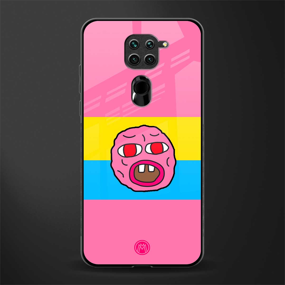 cherry bomb glass case for redmi note 9 image