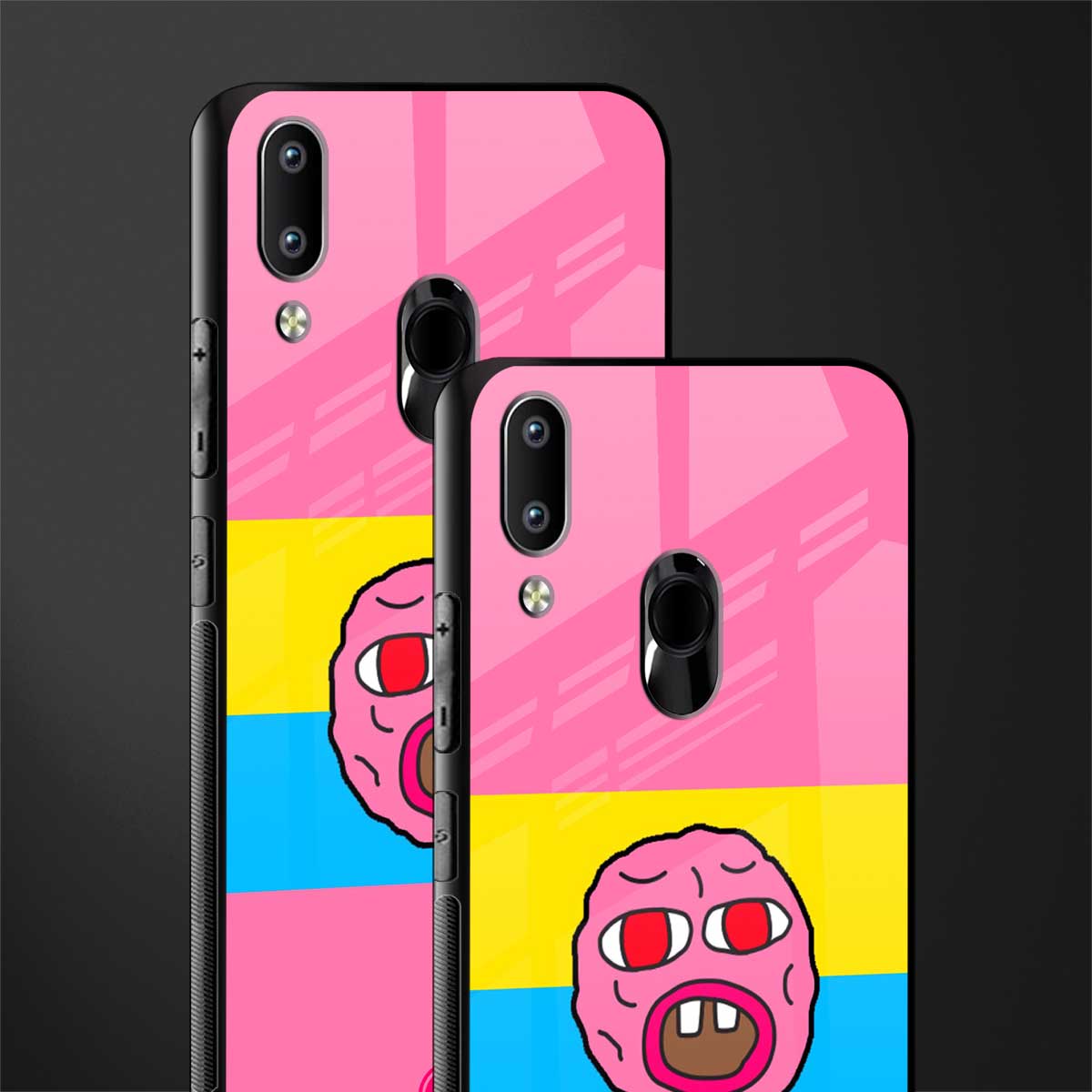 cherry bomb glass case for vivo y91 image-2