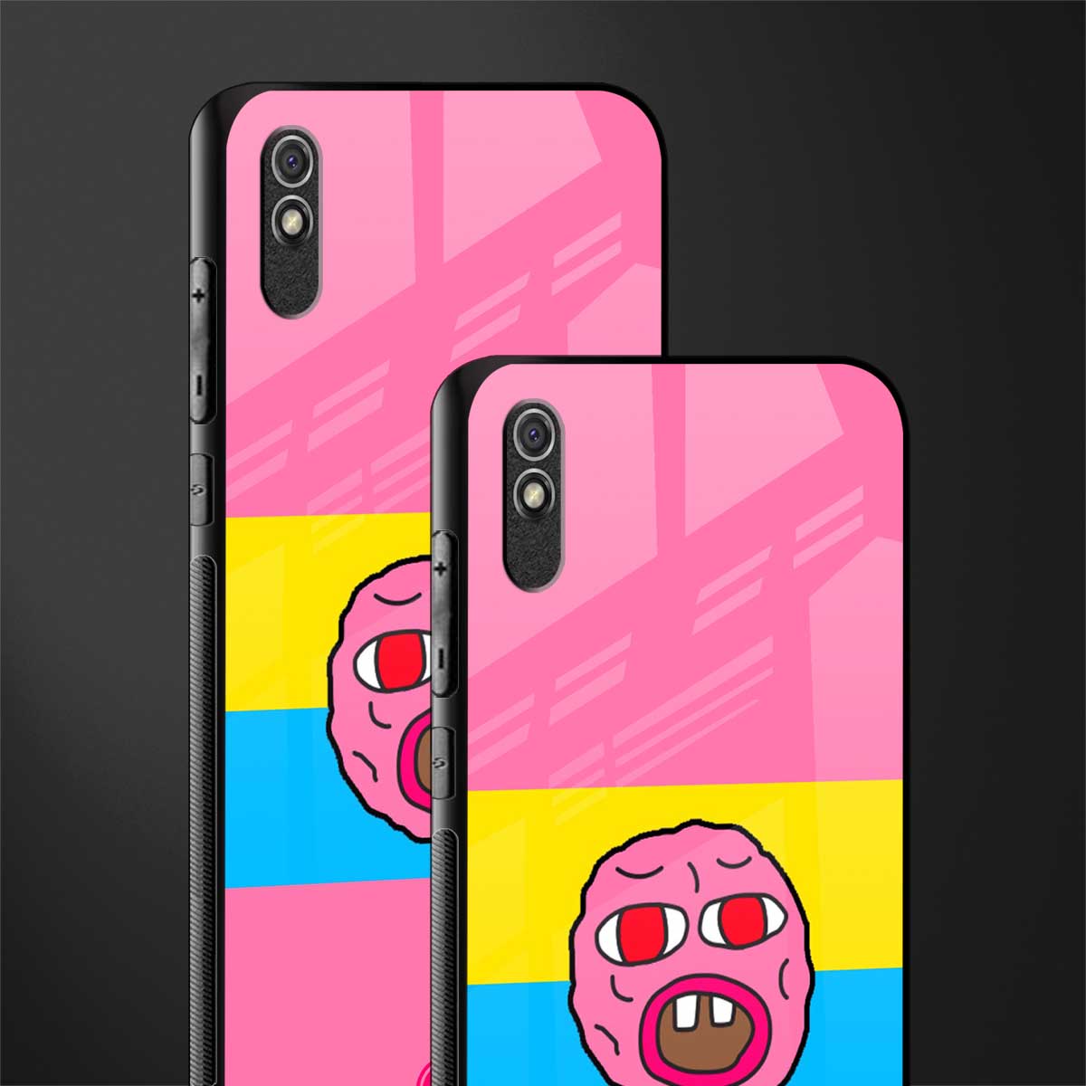 cherry bomb glass case for redmi 9a image-2