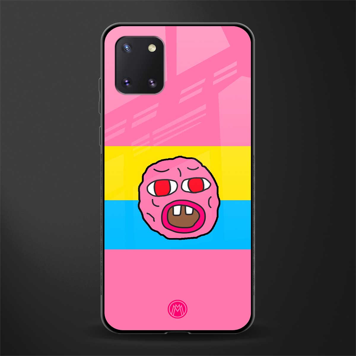 cherry bomb glass case for samsung a81 image