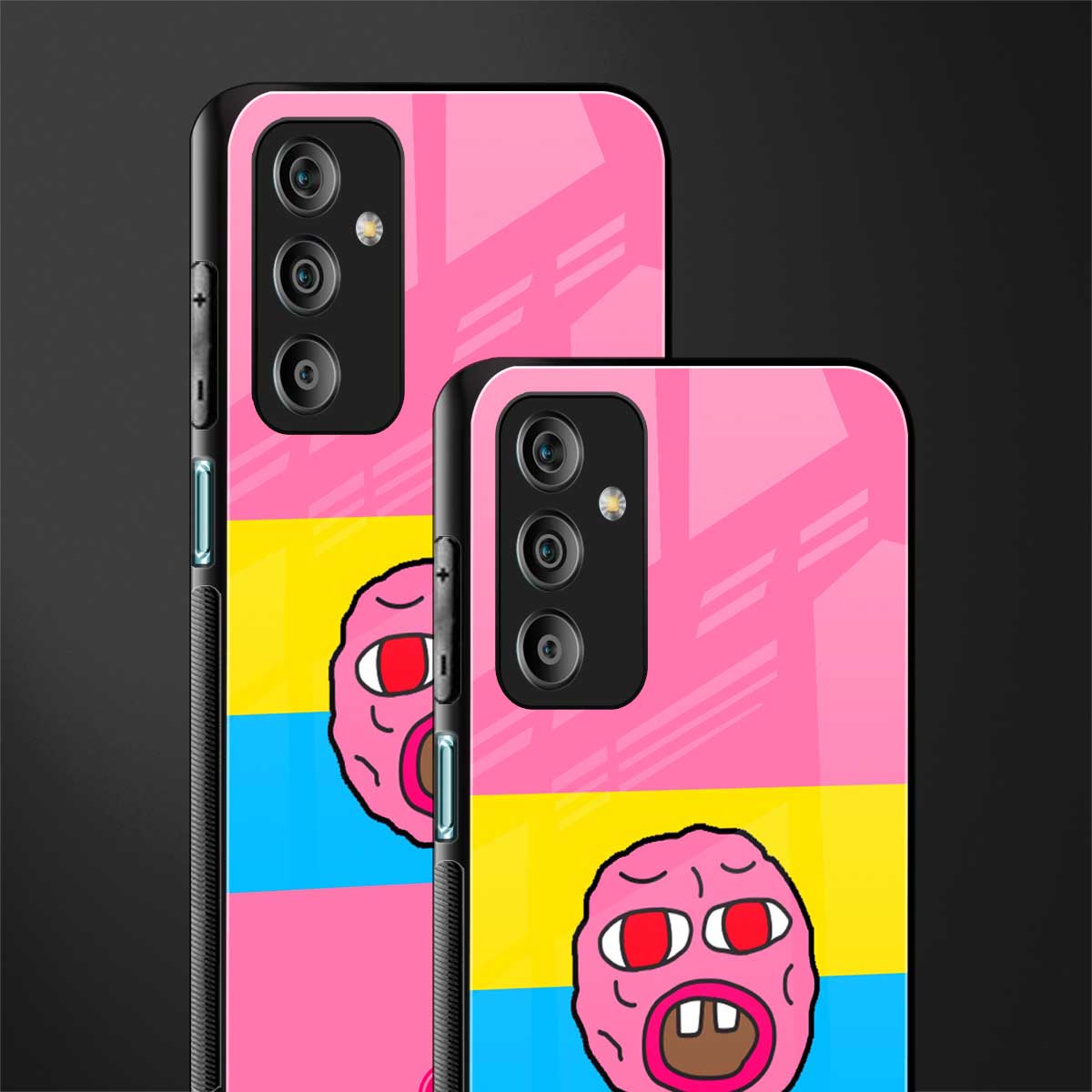 cherry bomb back phone cover | glass case for samsung galaxy f23 5g
