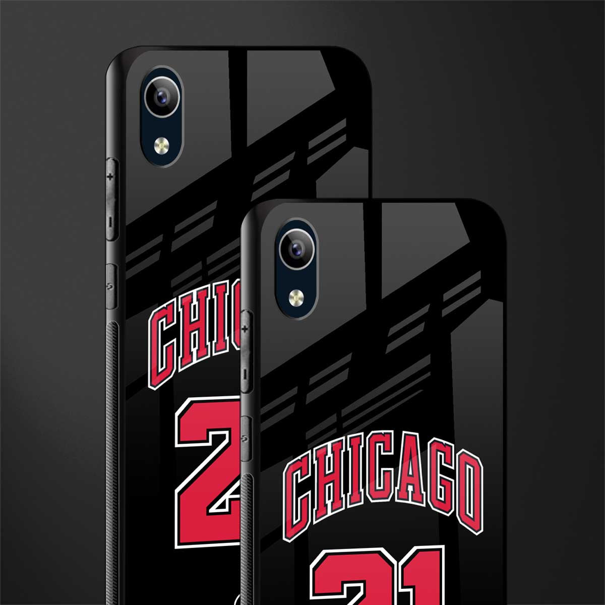 chicago 21 glass case for vivo y1s without fingerprint image-2