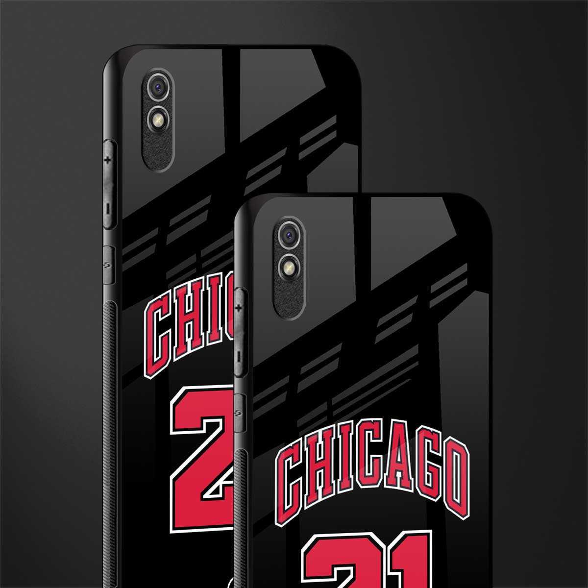 chicago 21 glass case for redmi 9a image-2