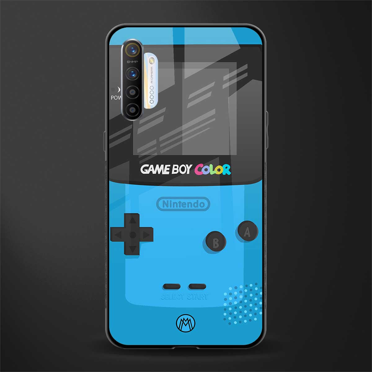 classic color gameboy glass case for realme x2 image