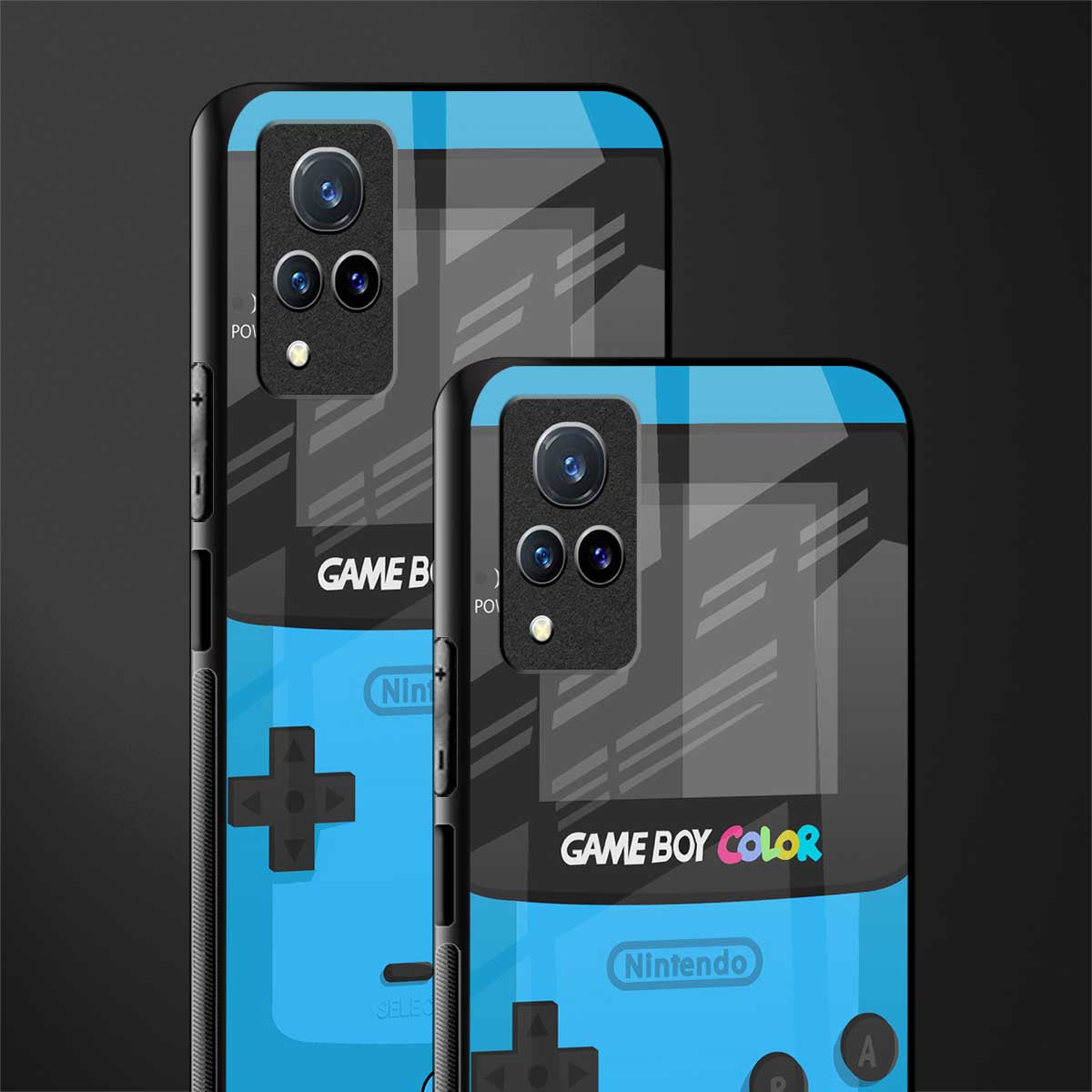classic color gameboy glass case for vivo v21 5g image-2