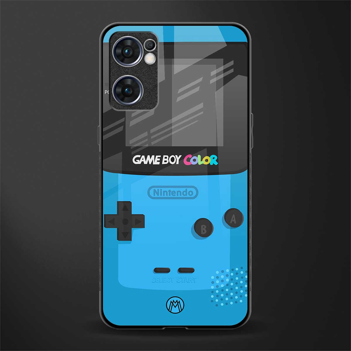 classic color gameboy glass case for oppo reno7 5g image