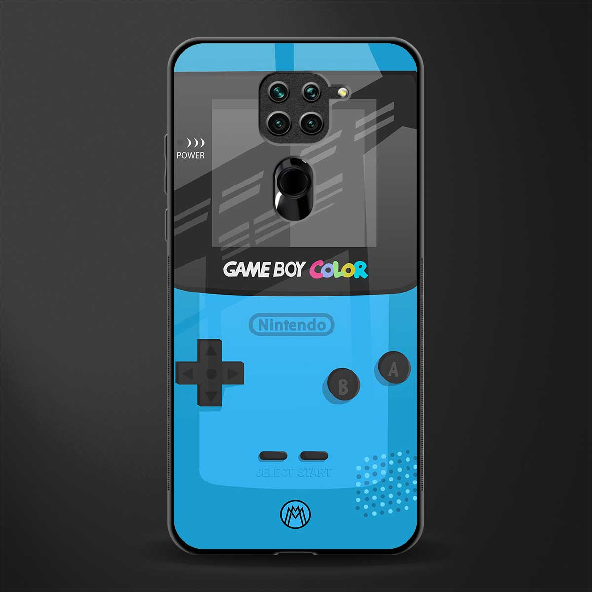 classic color gameboy glass case for redmi note 9 image