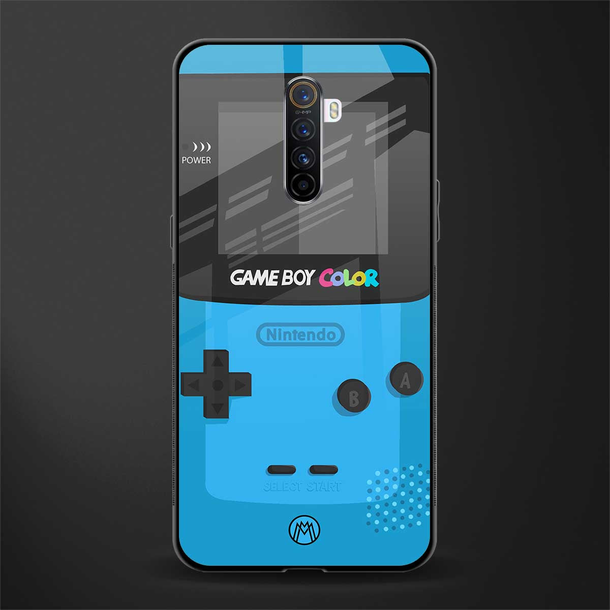 classic color gameboy glass case for realme x2 pro image