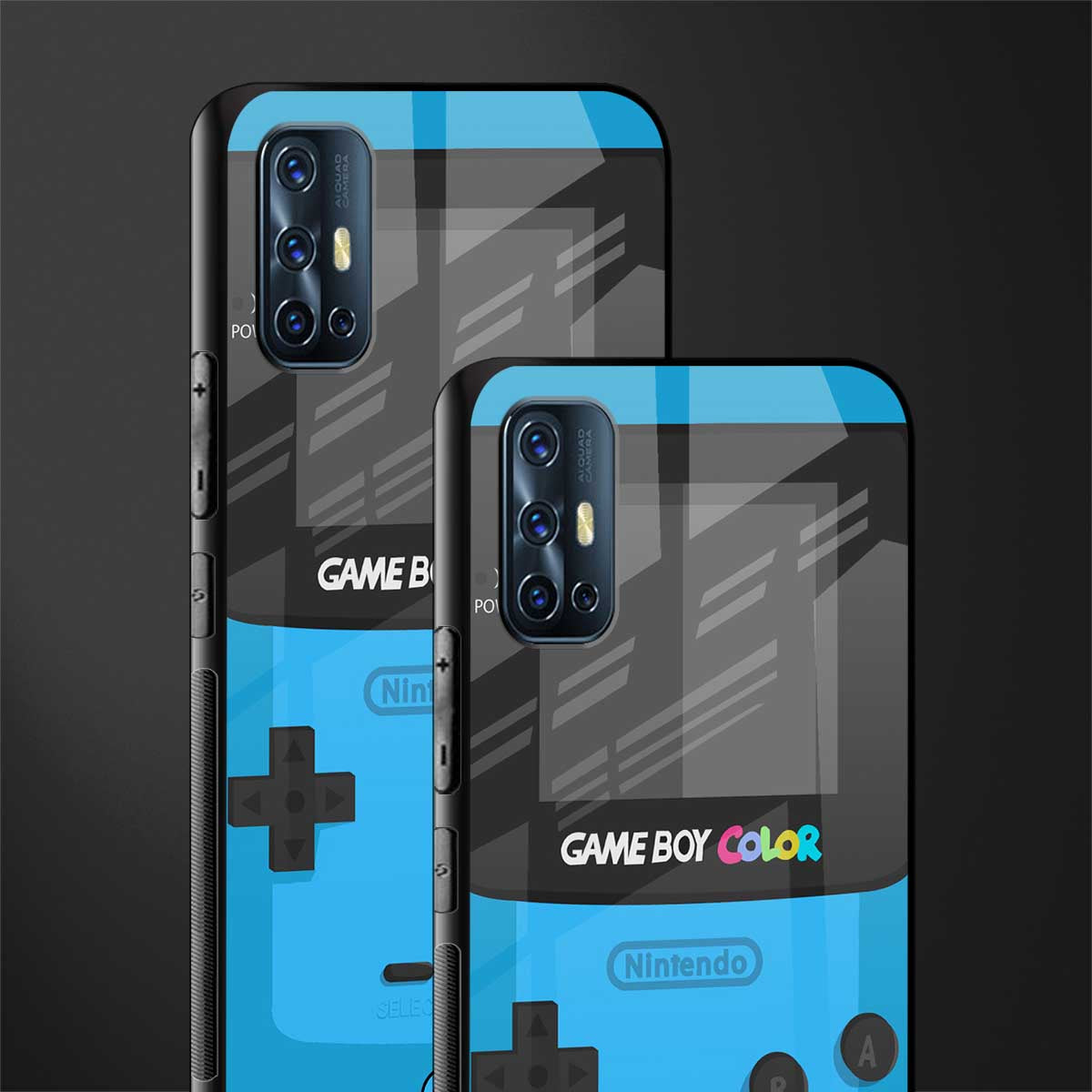 classic color gameboy glass case for vivo v17 image-2