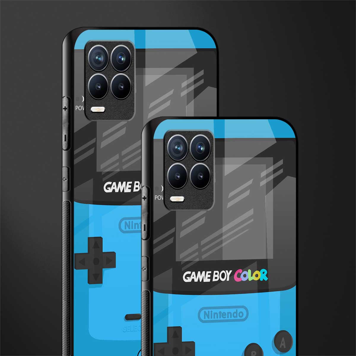 classic color gameboy glass case for realme 8 4g image-2