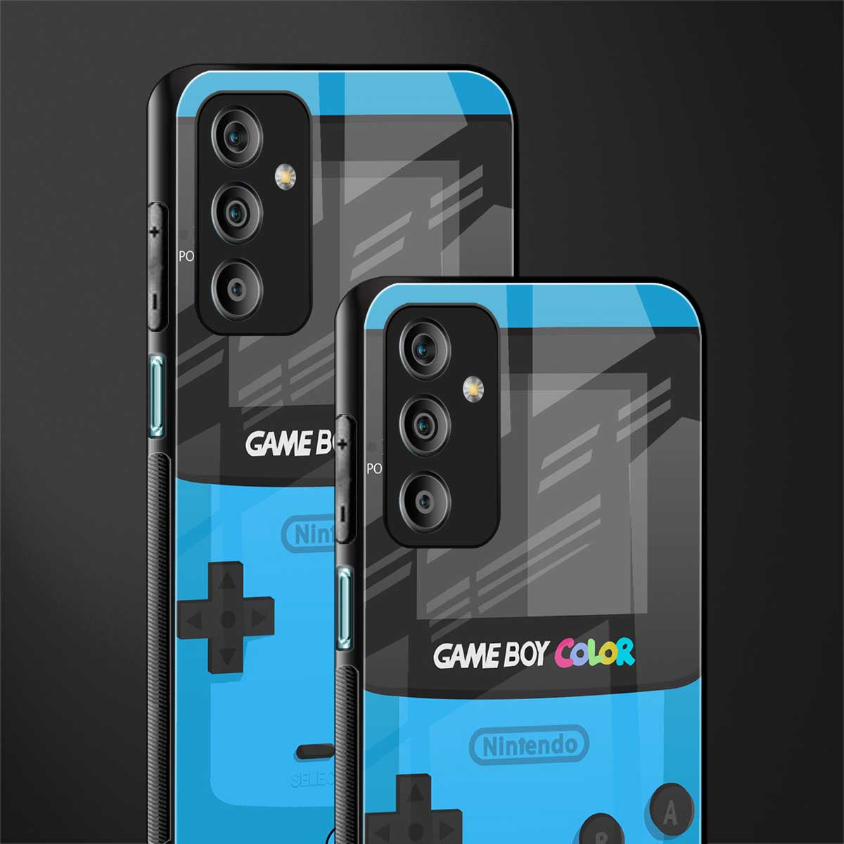 classic color gameboy back phone cover | glass case for samsung galaxy f23 5g