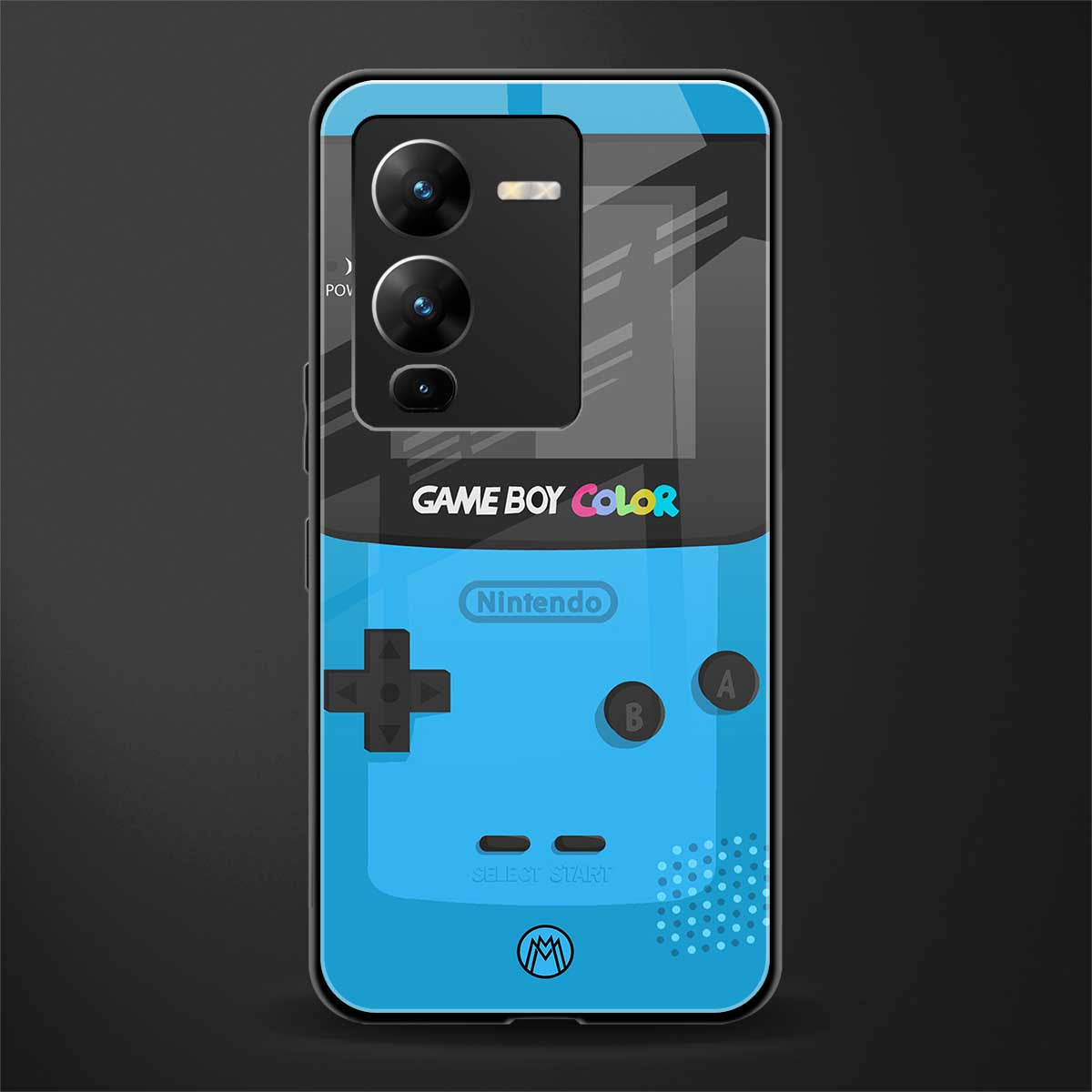 classic color gameboy back phone cover | glass case for vivo v25 pro 5g