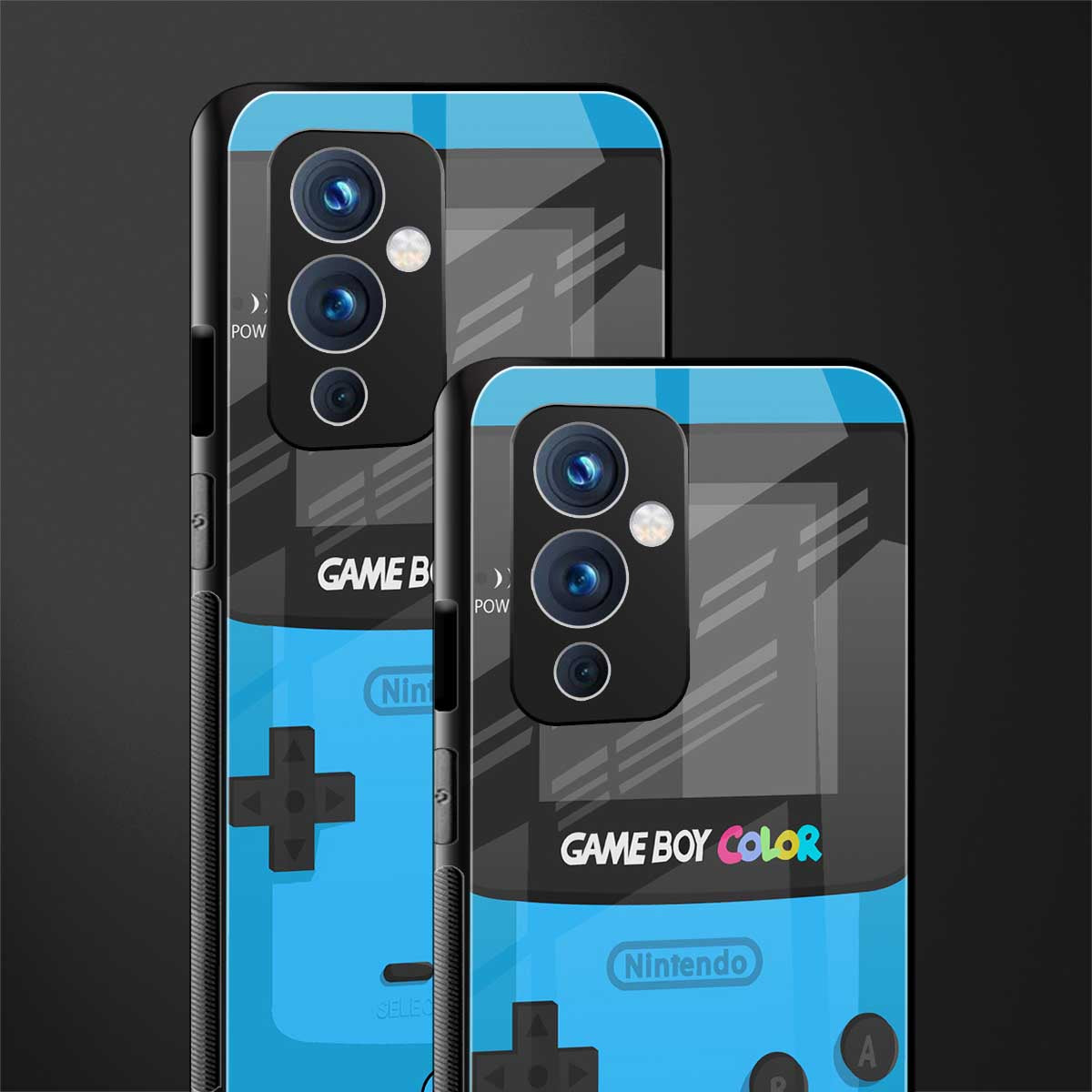 classic color gameboy back phone cover | glass case for oneplus 9