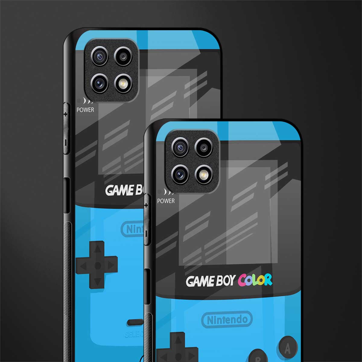 classic color gameboy back phone cover | glass case for samsung galaxy f42