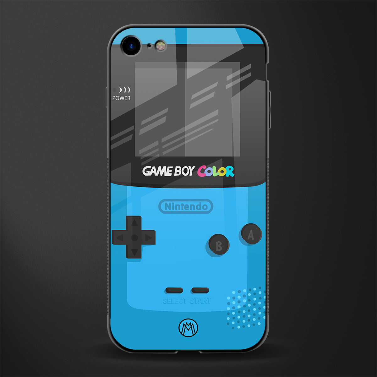 classic color gameboy glass case for iphone se 2020 image