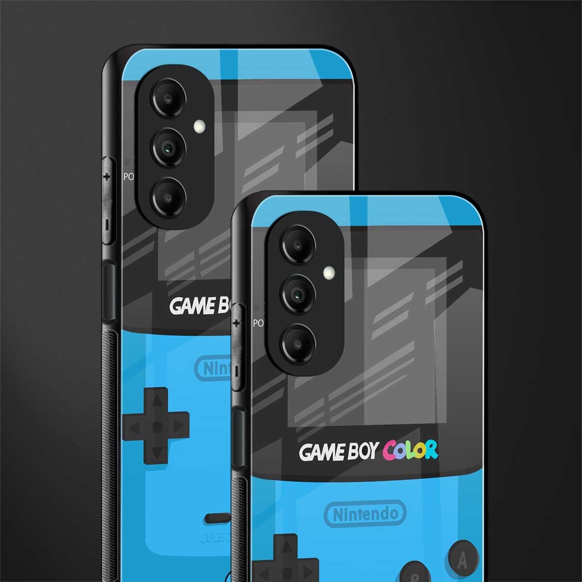 classic color gameboy back phone cover | glass case for samsung galaxy a14 5g