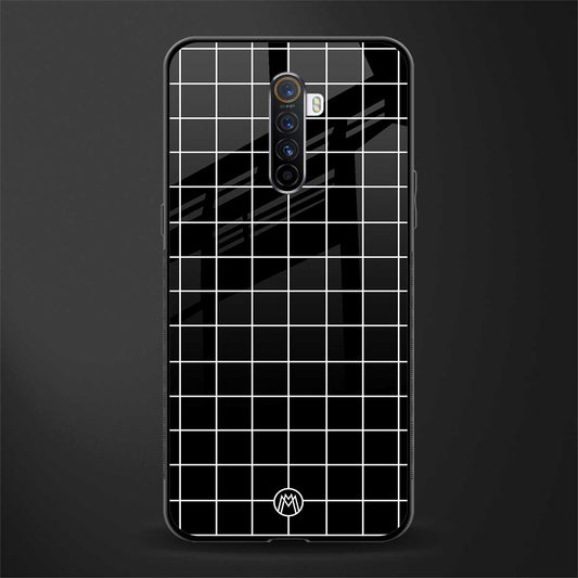classic grid dark edition glass case for realme x2 pro image