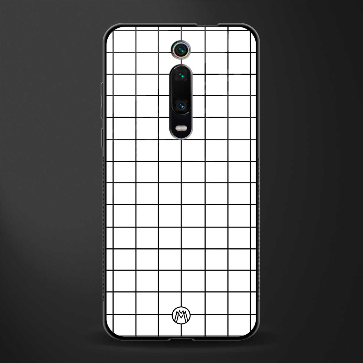 classic grid light edition glass case for redmi k20 image
