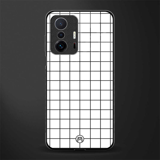 classic grid light edition glass case for mi 11t pro 5g image