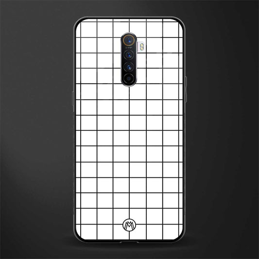 classic grid light edition glass case for realme x2 pro image