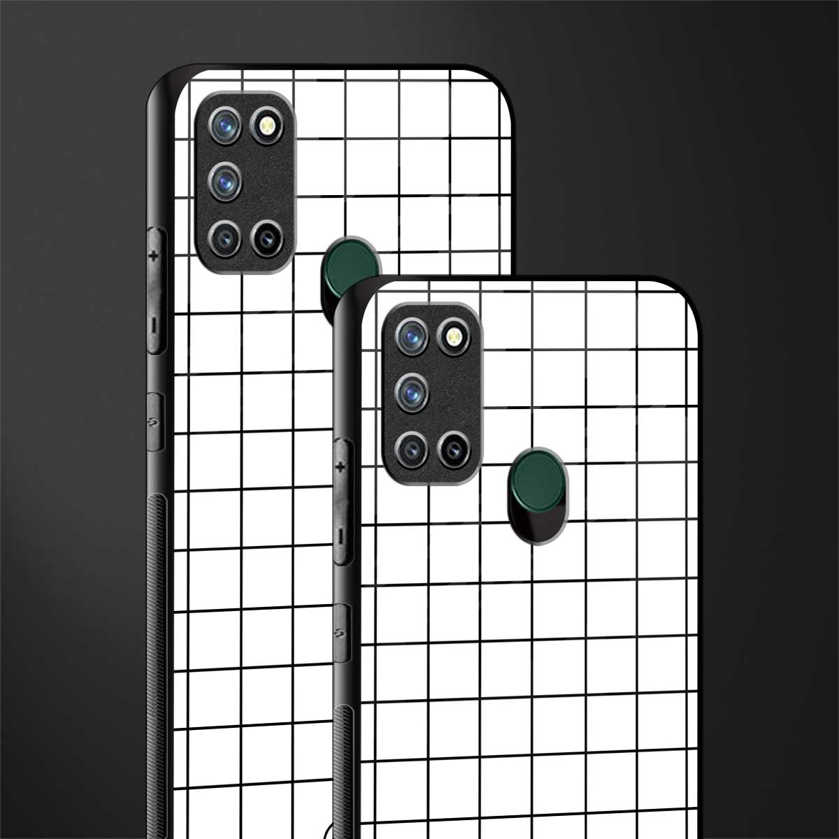 classic grid light edition glass case for realme 7i image-2