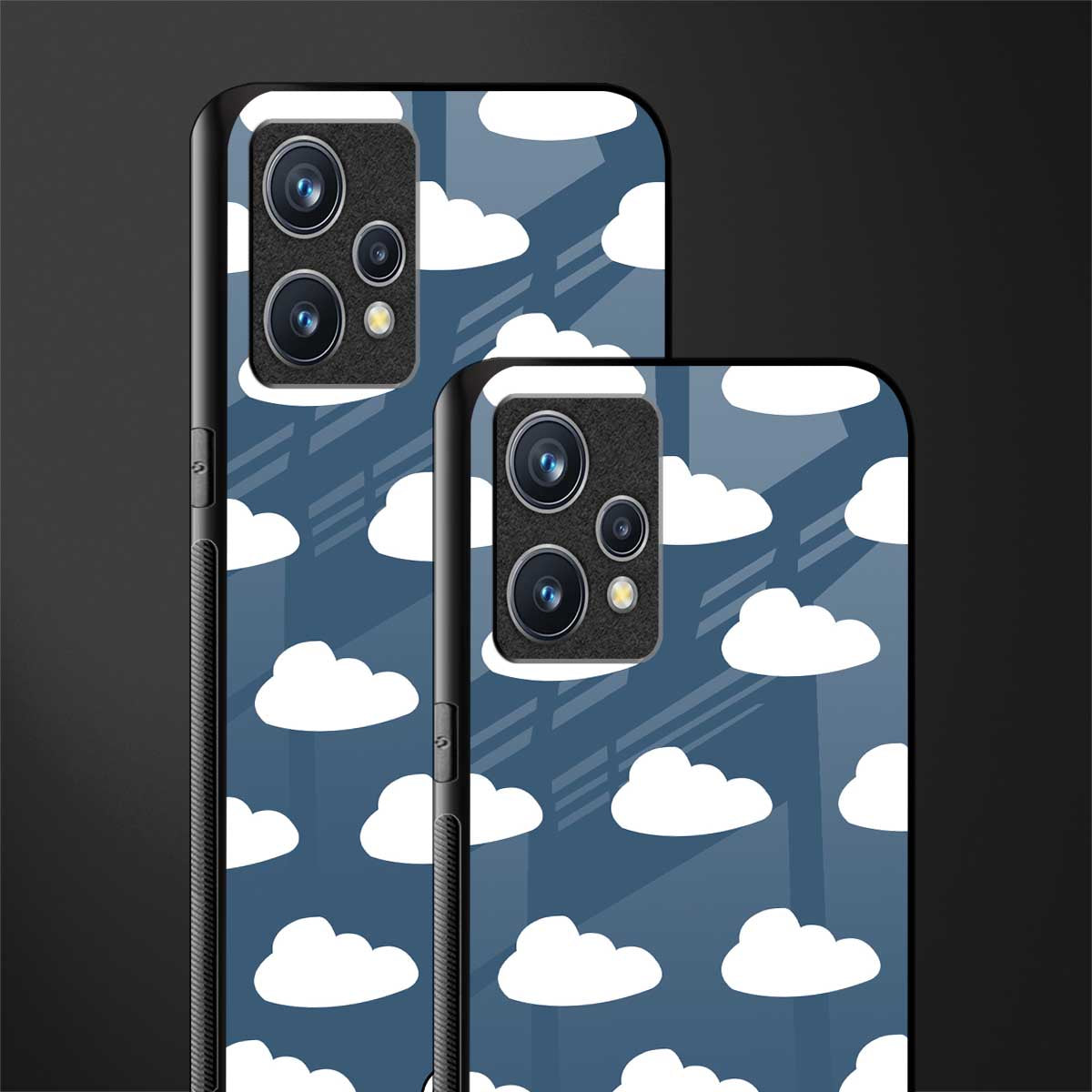 clouds glass case for realme 9 4g image-2