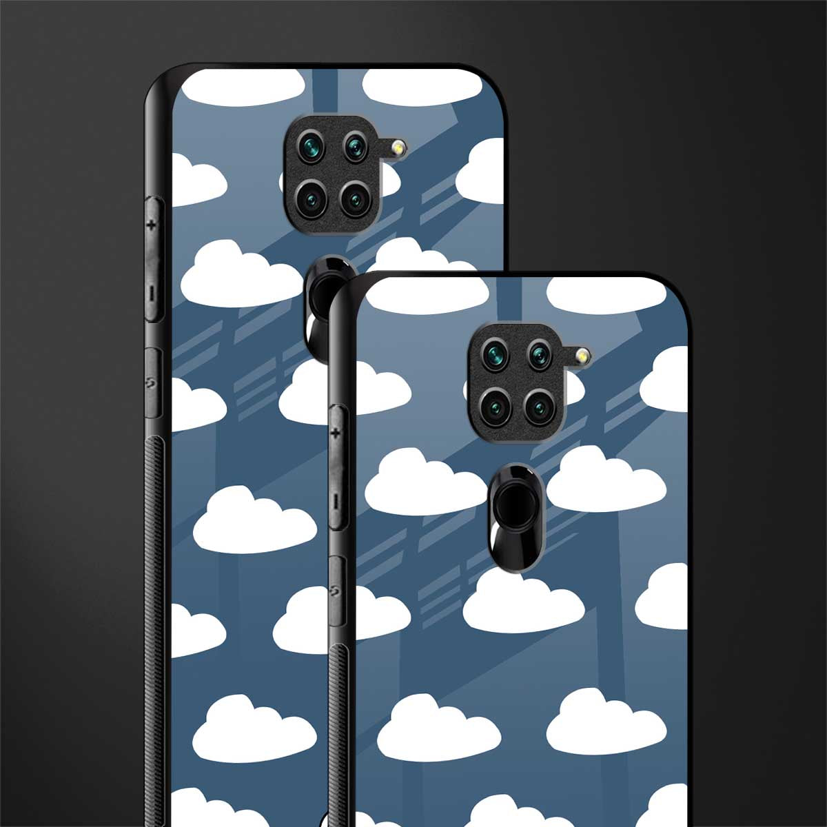 clouds glass case for redmi note 9 image-2