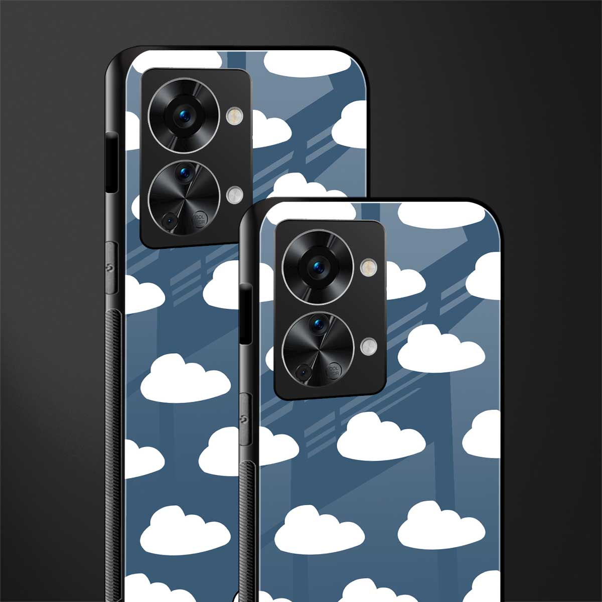 clouds glass case for phone case | glass case for oneplus nord 2t 5g