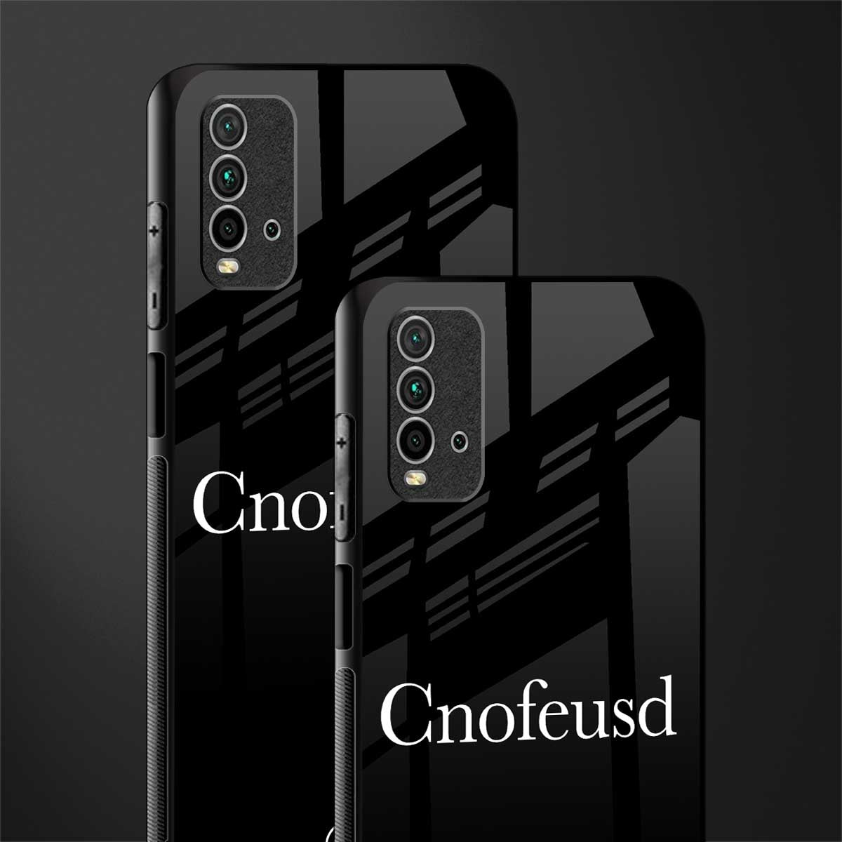 cnofeusd confused black glass case for redmi 9 power image-2