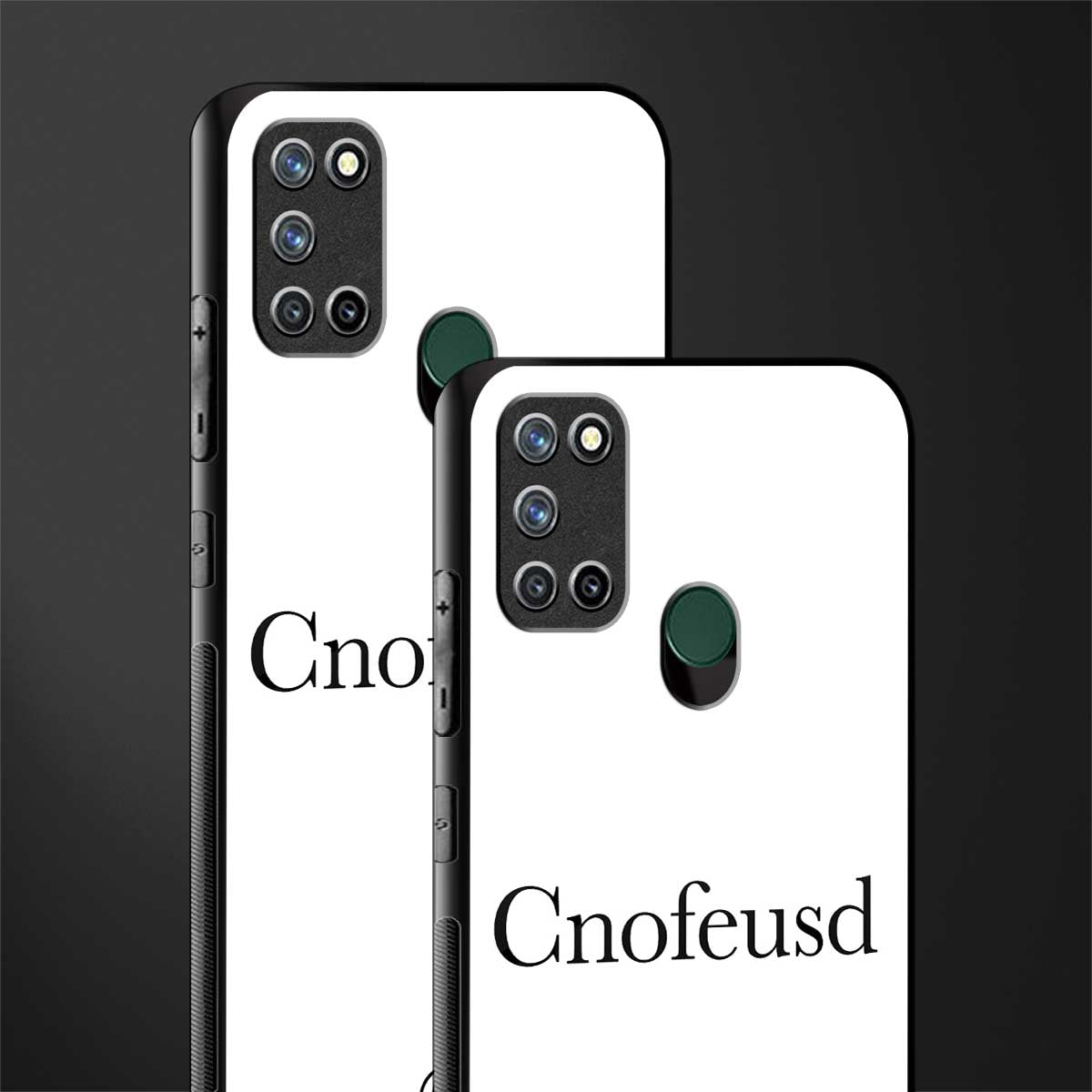cnofeusd confused white glass case for realme 7i image-2