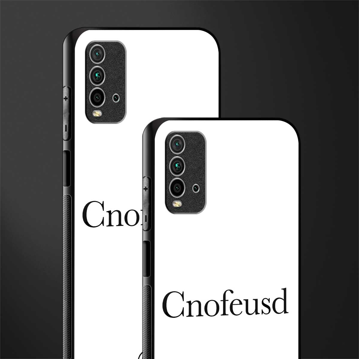 cnofeusd confused white glass case for redmi 9 power image-2