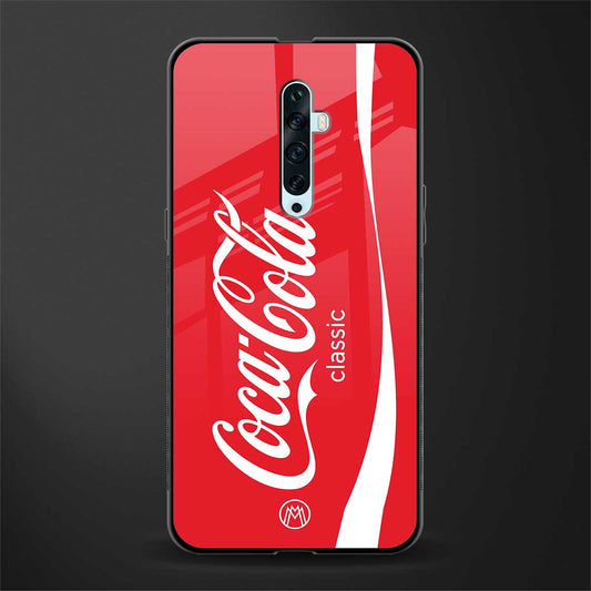 coca cola classic glass case for oppo reno 2f image