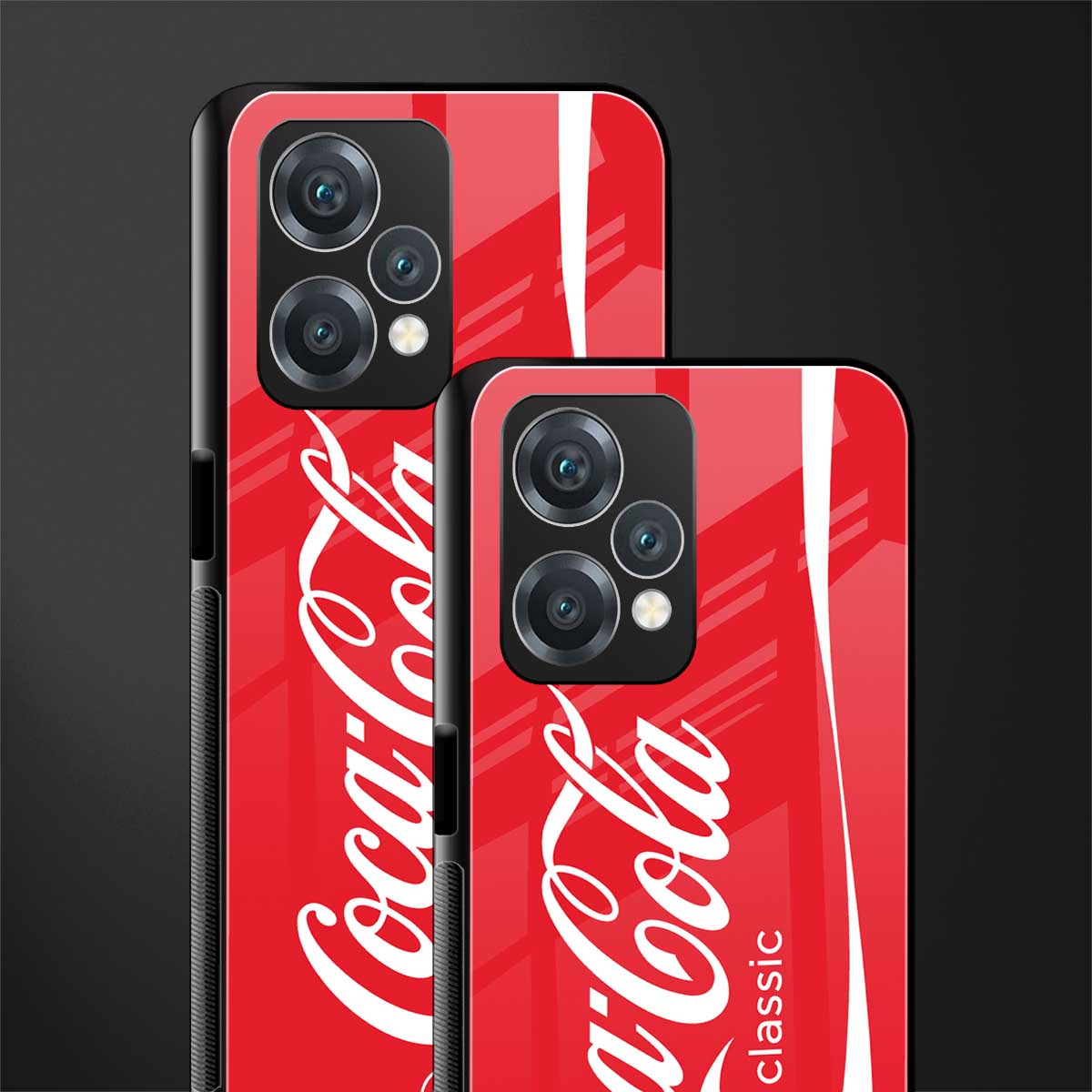 coca cola classic back phone cover | glass case for oneplus nord ce 2 lite 5g