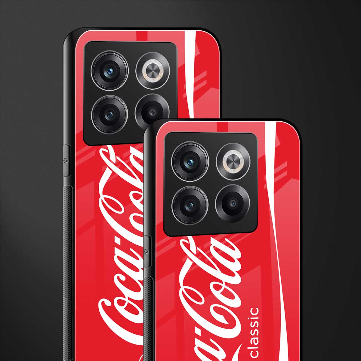 coca cola classic back phone cover | glass case for oneplus 10t