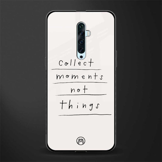 collect moments not things glass case for oppo reno 2f image