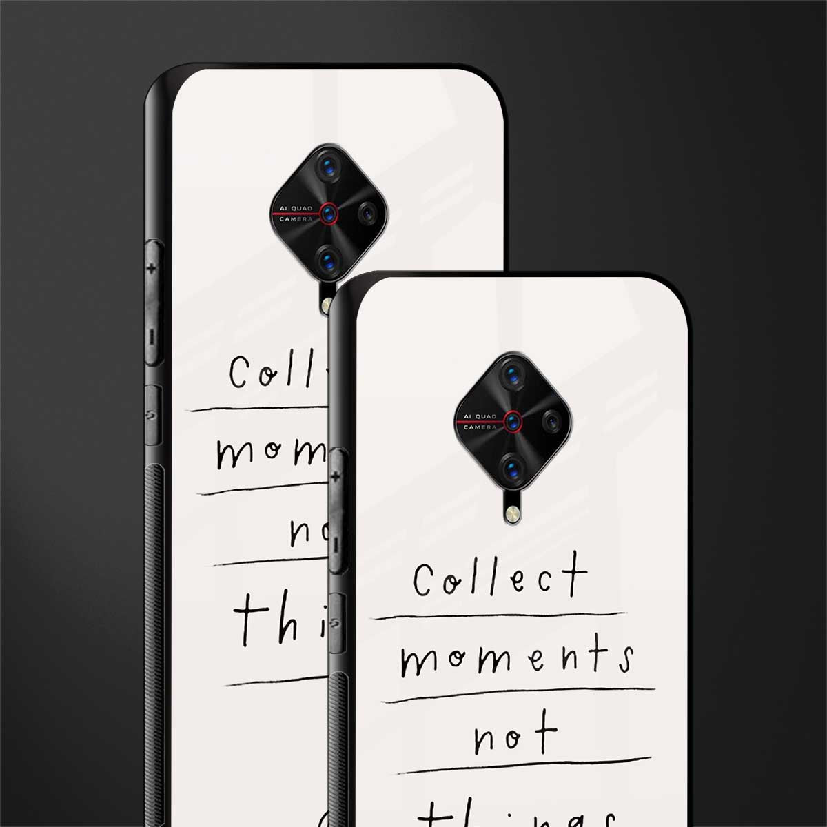 collect moments not things glass case for vivo s1 pro image-2