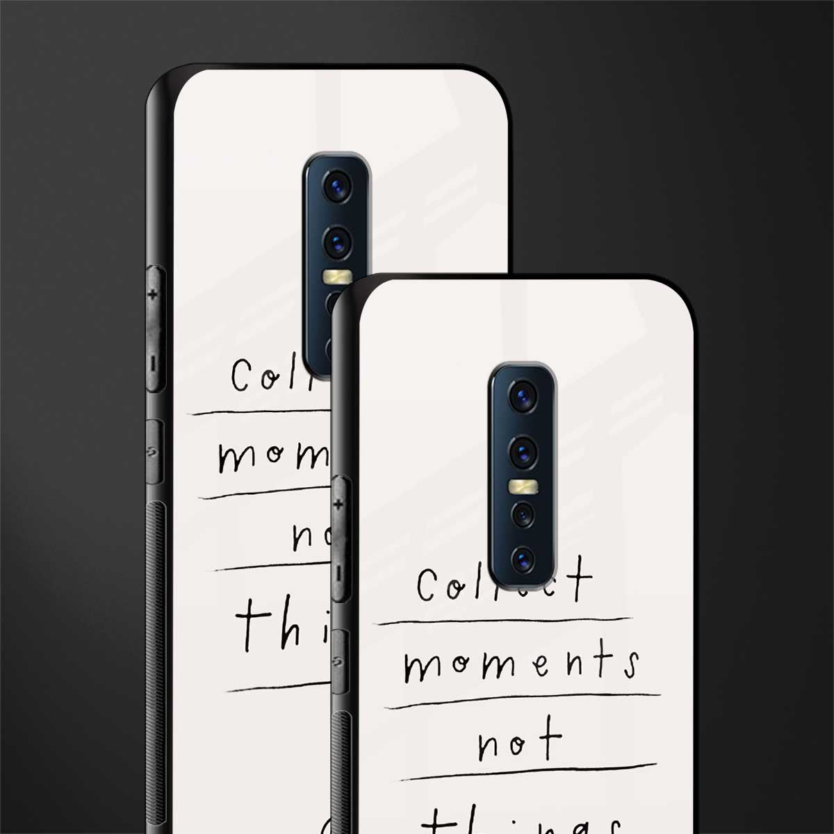 collect moments not things glass case for vivo v17 pro image-2