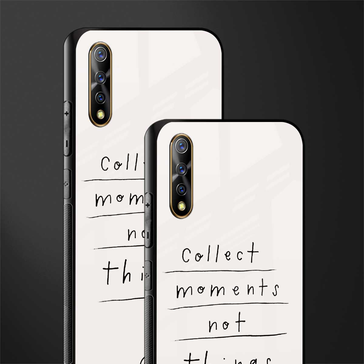 collect moments not things glass case for vivo z1x image-2