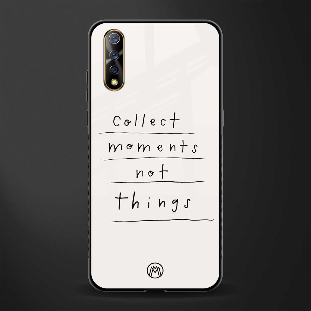 collect moments not things glass case for vivo z1x image