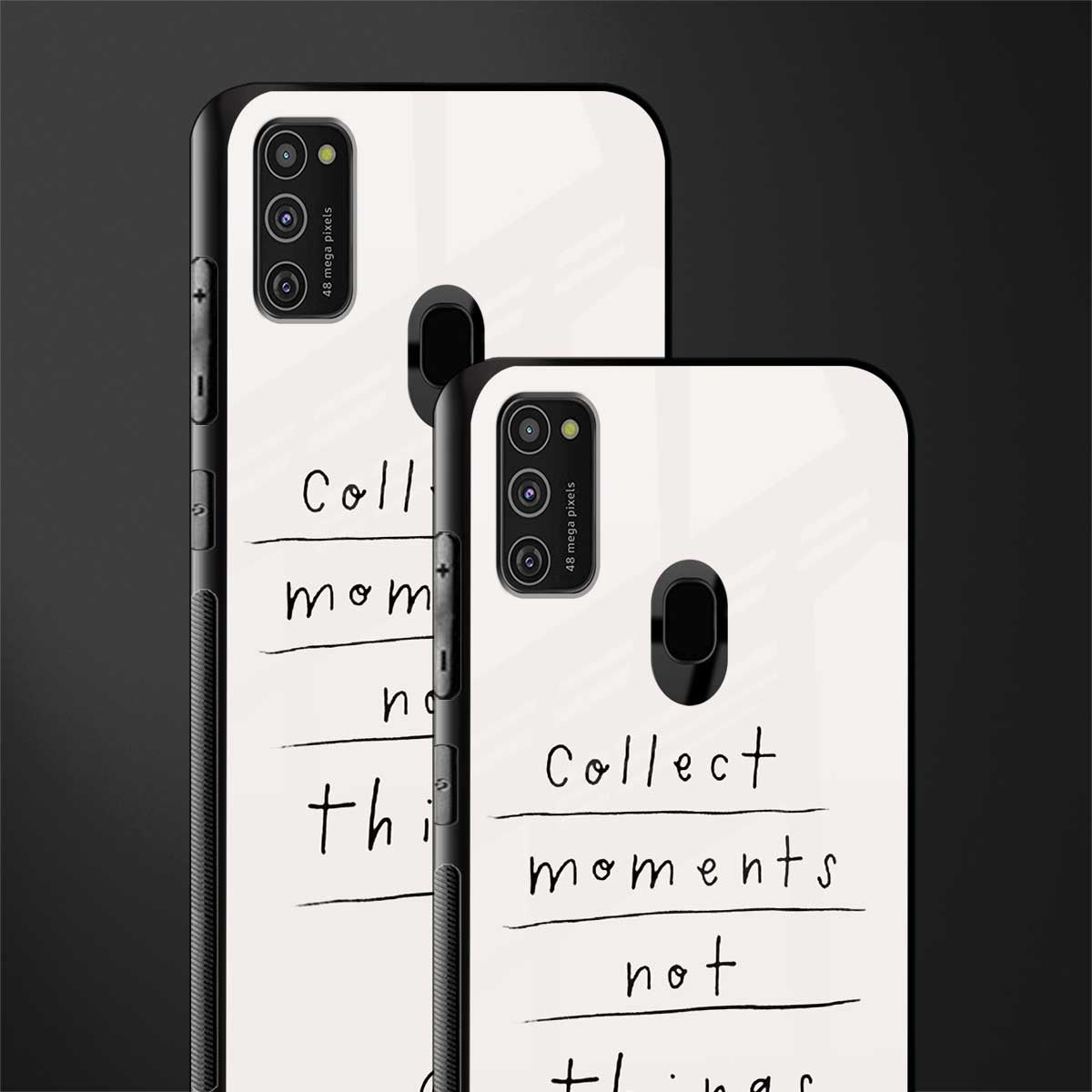 collect moments not things glass case for samsung galaxy m21 image-2