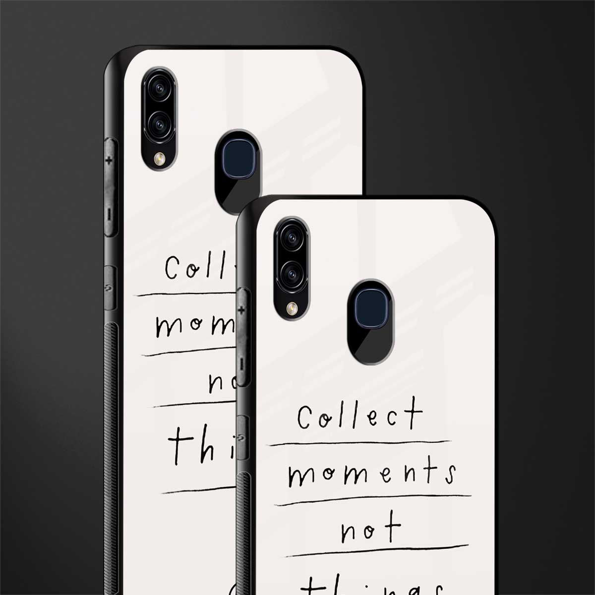 collect moments not things glass case for samsung galaxy a30 image-2