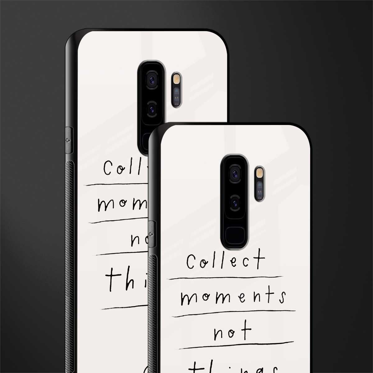collect moments not things glass case for samsung galaxy s9 plus image-2