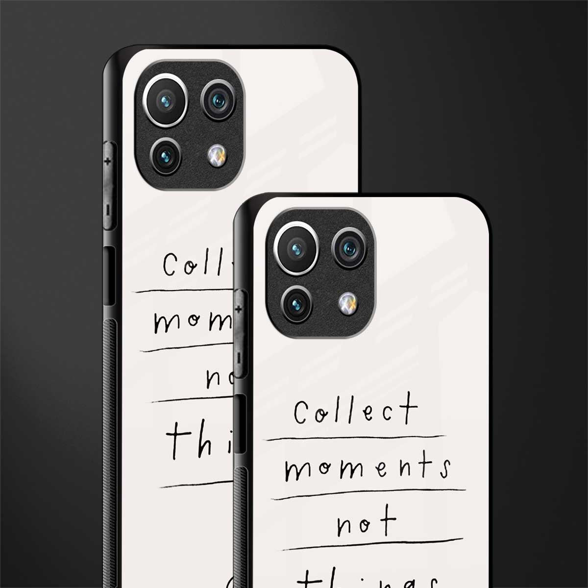 collect moments not things glass case for mi 11 lite image-2
