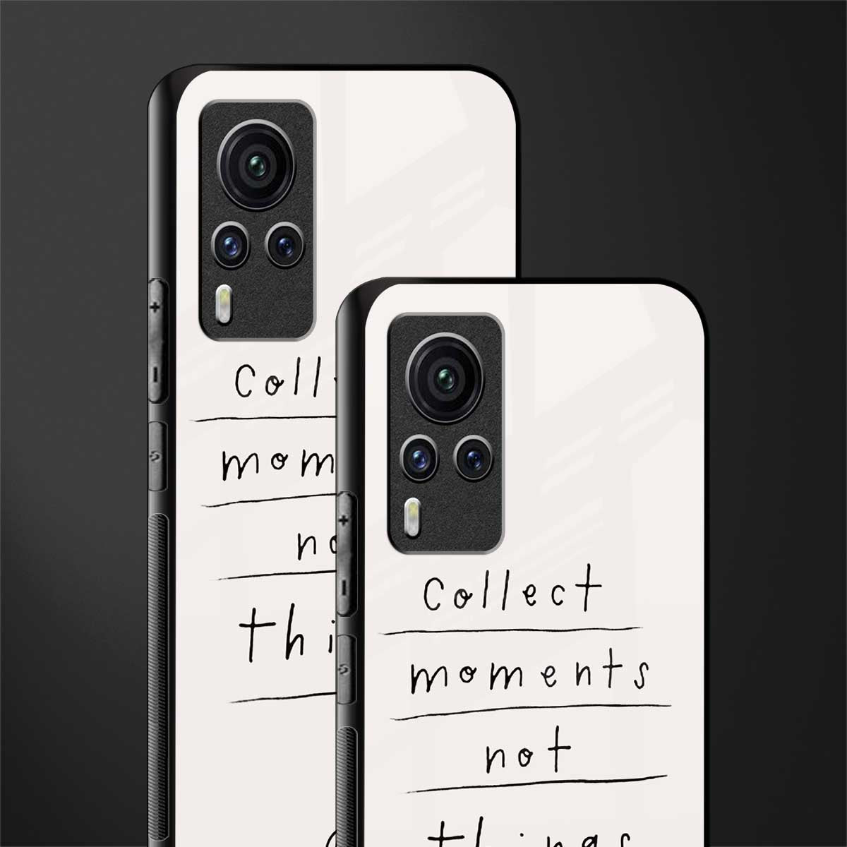 collect moments not things glass case for vivo x60 pro image-2