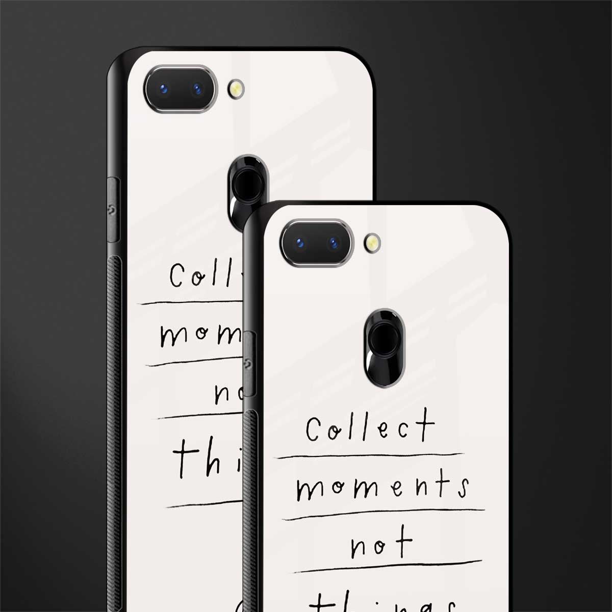 collect moments not things glass case for oppo a5 image-2